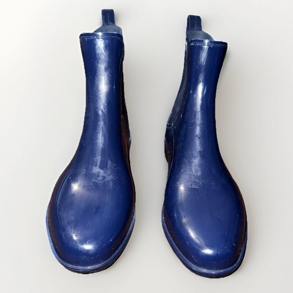 Lauren Ralph Lauren Tally Chelsea Rain Boots Women’s 7 Blue 7B Business - Picture 3 of 4